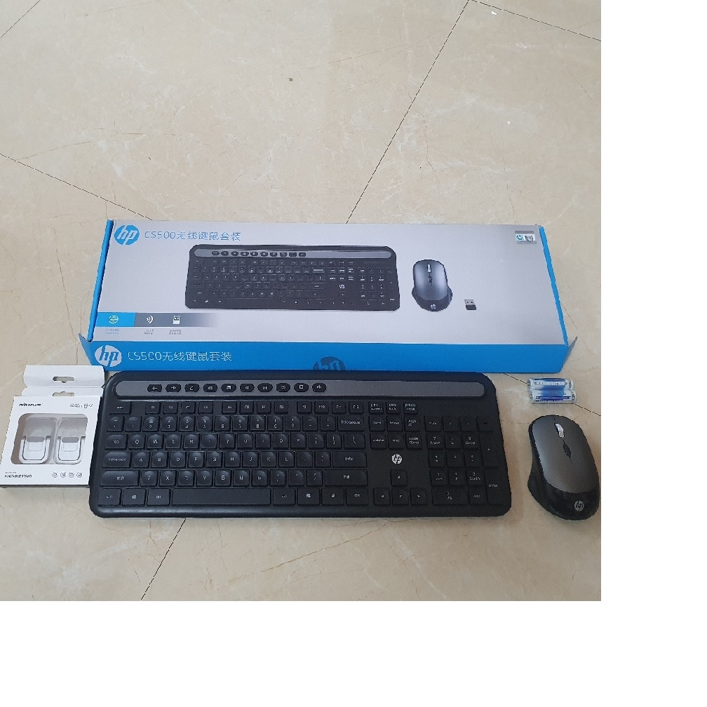 BỘ PHÍM CHUỘT KHÔNG DÂY HP CS500 ( CHÍNH HÃNG )
