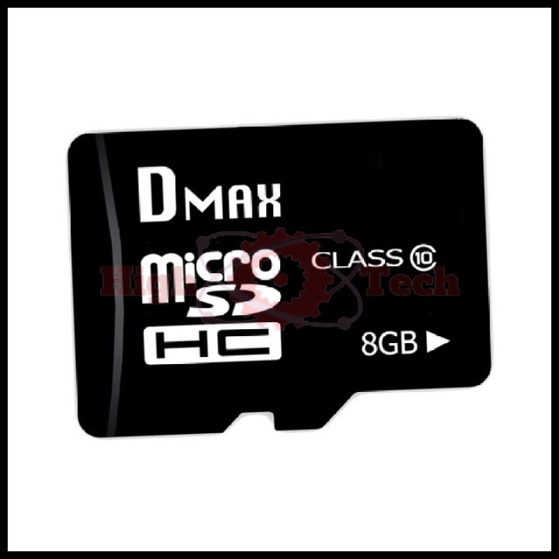 Thẻ nhớ 8GB micro SDHC Dmax Class 10 tặng Cáp micro USB tròn Romoss