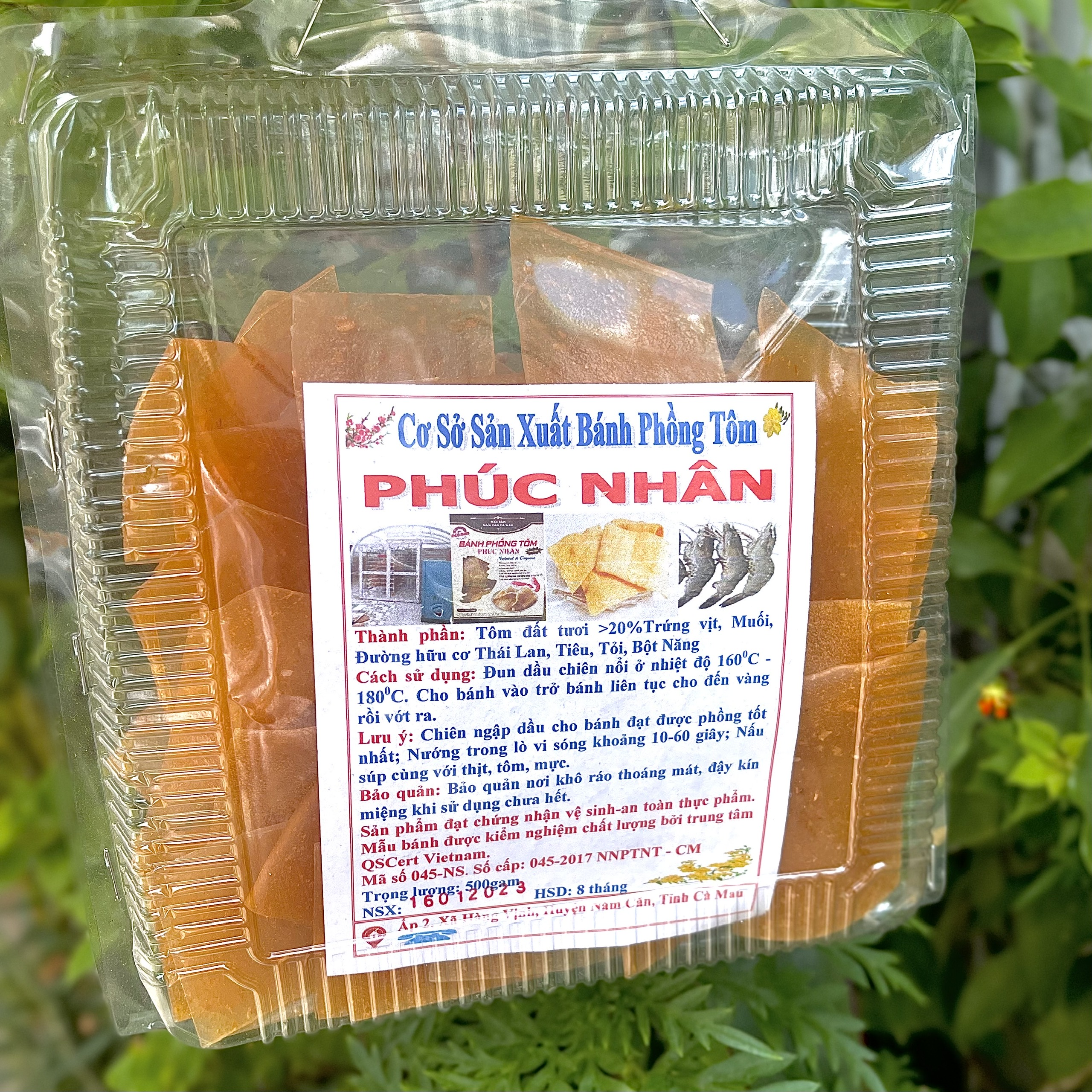 BÁNH PHỒNG TÔM ĐẶC BIỆT ĐẶC SẢN CÀ MAU 500g