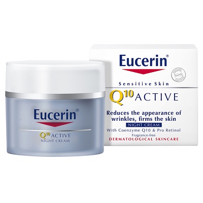 Kem dưỡng ẩm chống lão hóa ban đêm Eucerin Q10 Active Night Cream 50ml