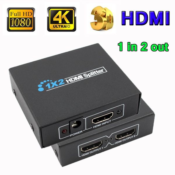FEI SHANG Âm Thanh 3D 1X2 Hub 4K Bộ Nâng Đại 1 Trong 2 Ra Bộ Ghép Bộ Chia HDMI Bộ Chuyển Đổi Đổi