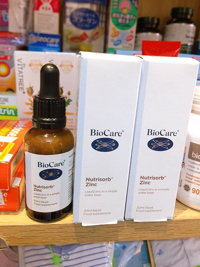 Kẽm nước Bio Care zinC 30ml Liquid