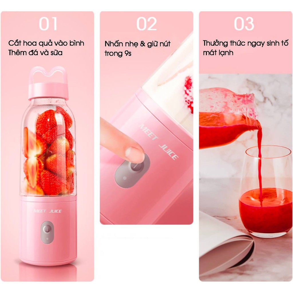 Máy xay sinh tô cầm tay mini MEET JUICE
