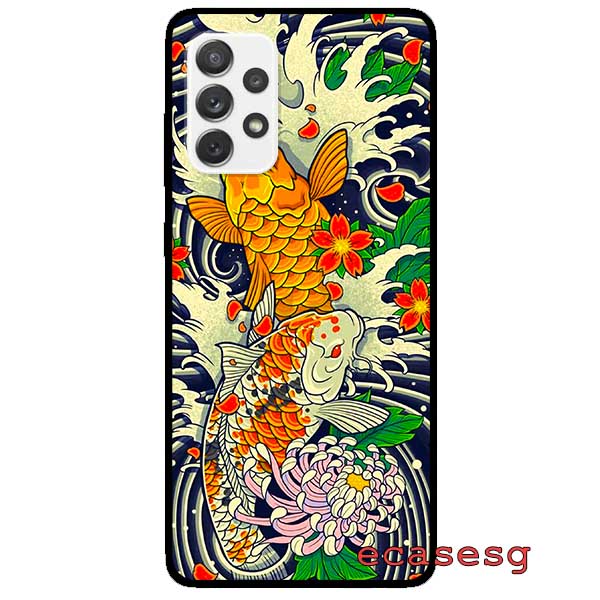 Ốp lưng dành cho samsung galaxy a32 / a52 / a52s /a72 - đôi cá chép