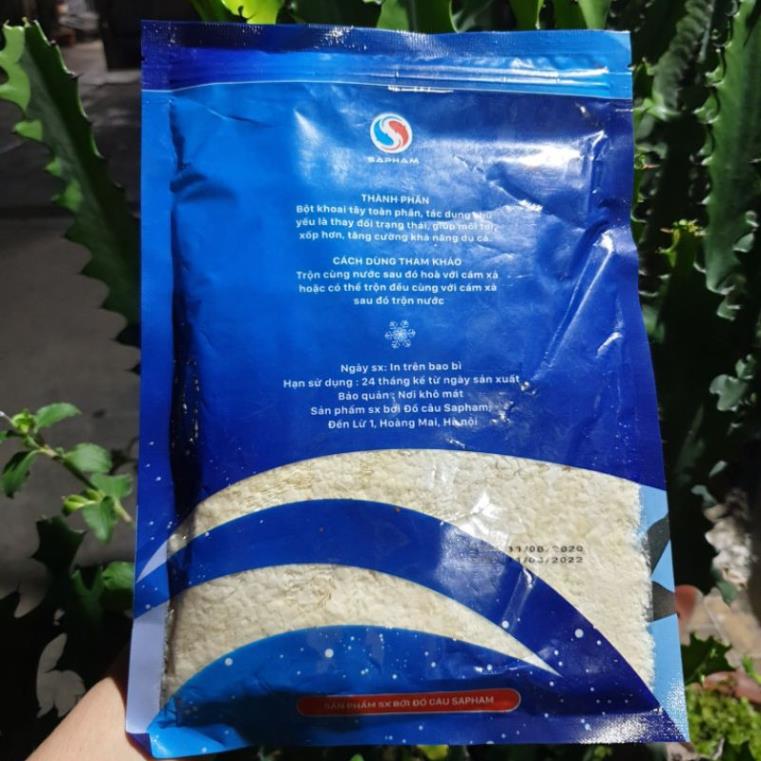 Mồi câu cá Bông Tuyết SaPham - Thính dụ cá 200g