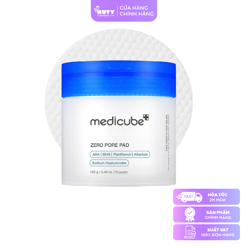 Toner Dạng Miếng Medicube Zero Pore Pad 2.0 (100ml/70 miếng)