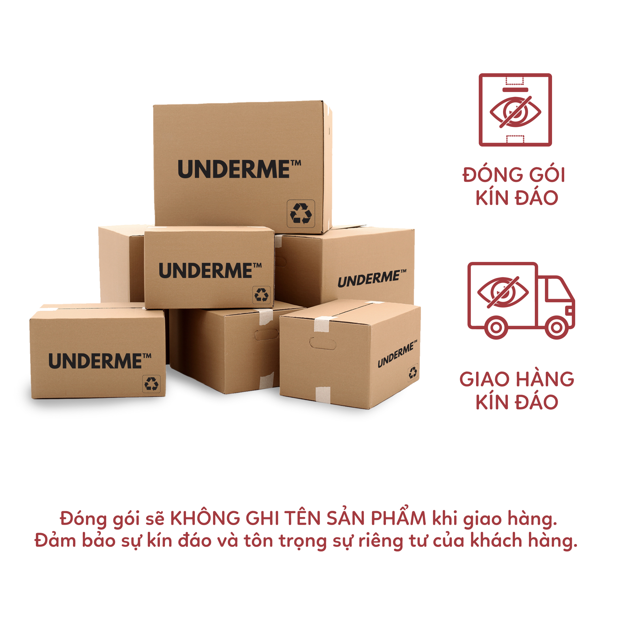 Quần lót nữ Thể Thao UNDERME dáng BOYSHORT - UDM007
