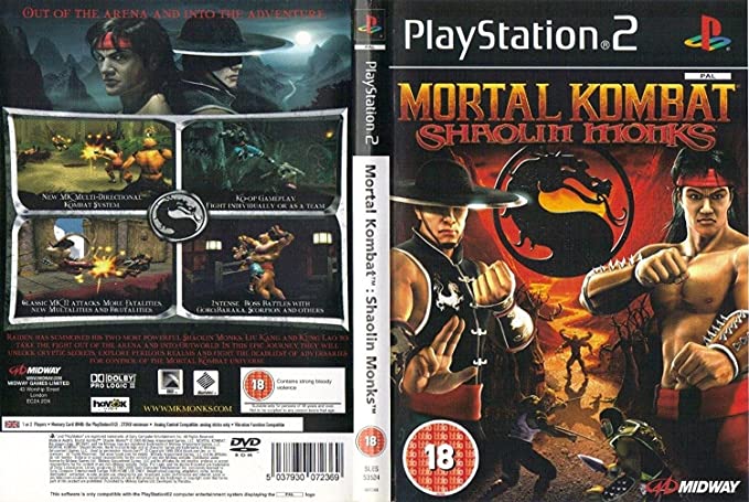Game PS2 Mortal Kombat Shaolin Monk