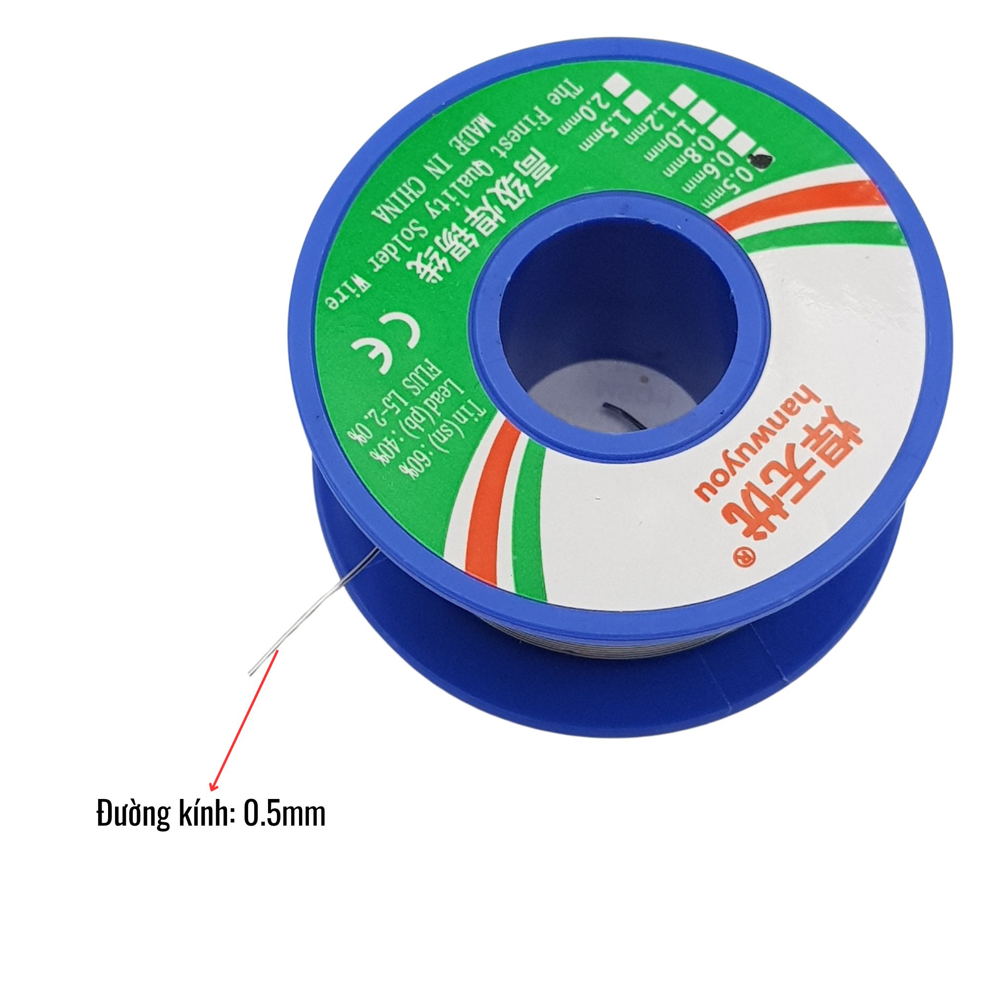 Thiếc hàn 0.5mm - 0.8 mm - 1.0mm 100gram