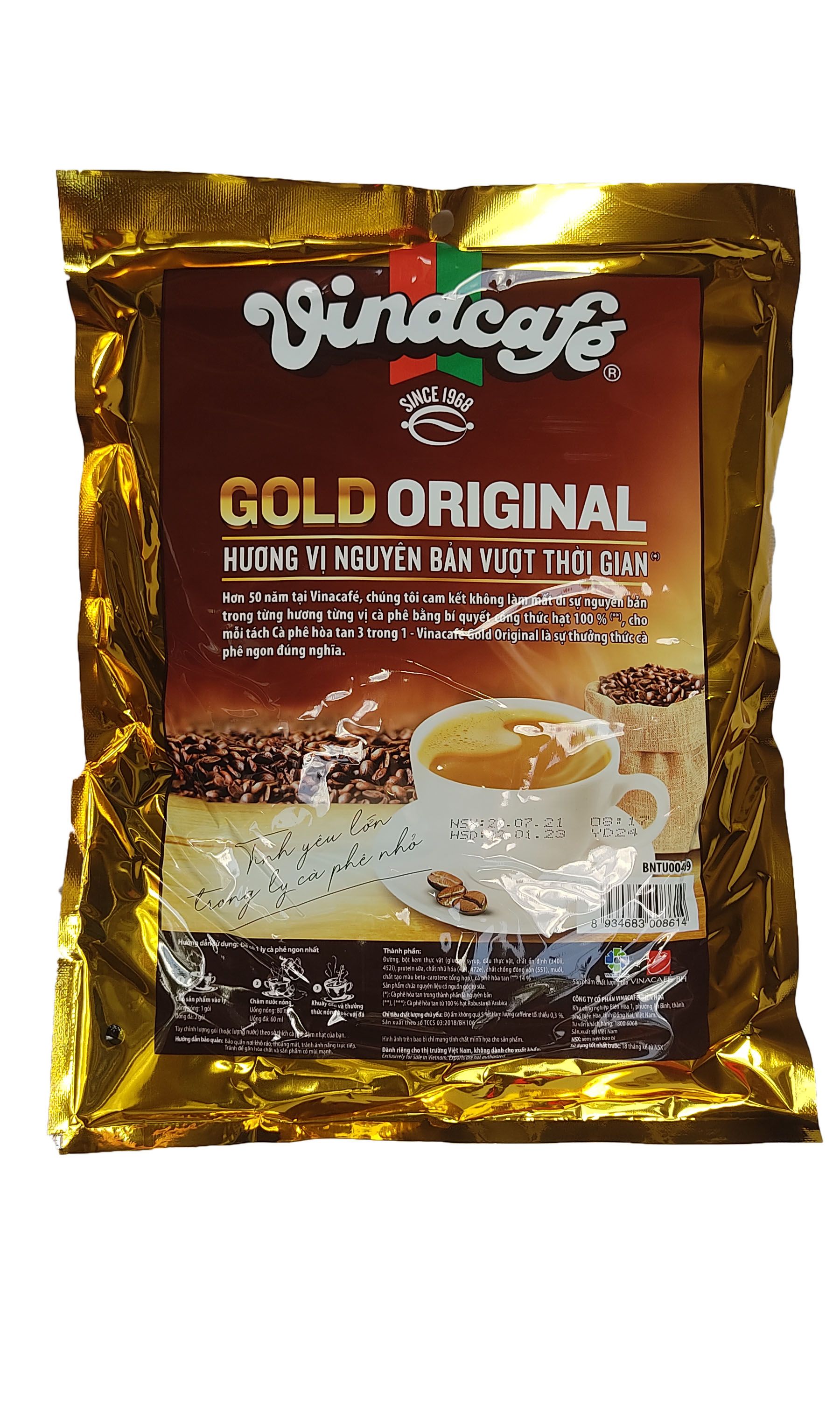 Cà Phê Sữa Hòa Tan Vinacafe Bịch 24 gói x 20g