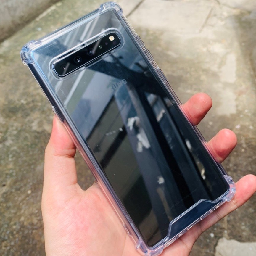 Ốp lưng s10 5g chống sốc clear color ver 3 trong suốt không ố vàng bảo vệ camera phụ kiện điện thoại huỳnh tân store