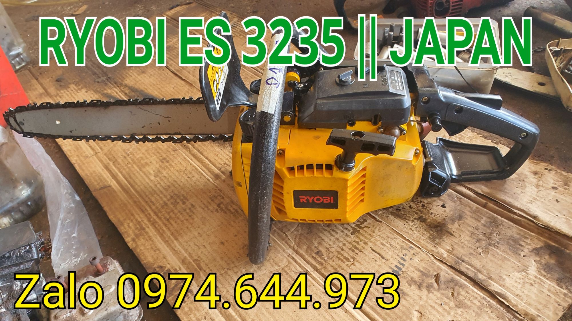 máy cưa nhật bãi || RYOBI ES32 || Mẫu cưa mini gia đình || 32cc