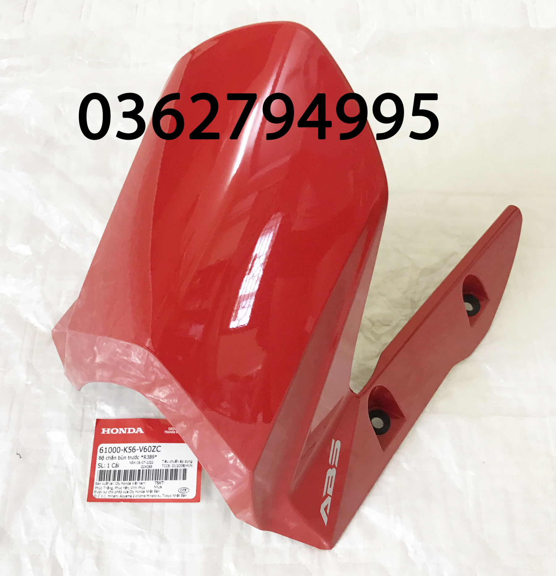 Dè Trước/Chắn bùn trước Winner V3/Winner X 2022 zin chính hãng Honda