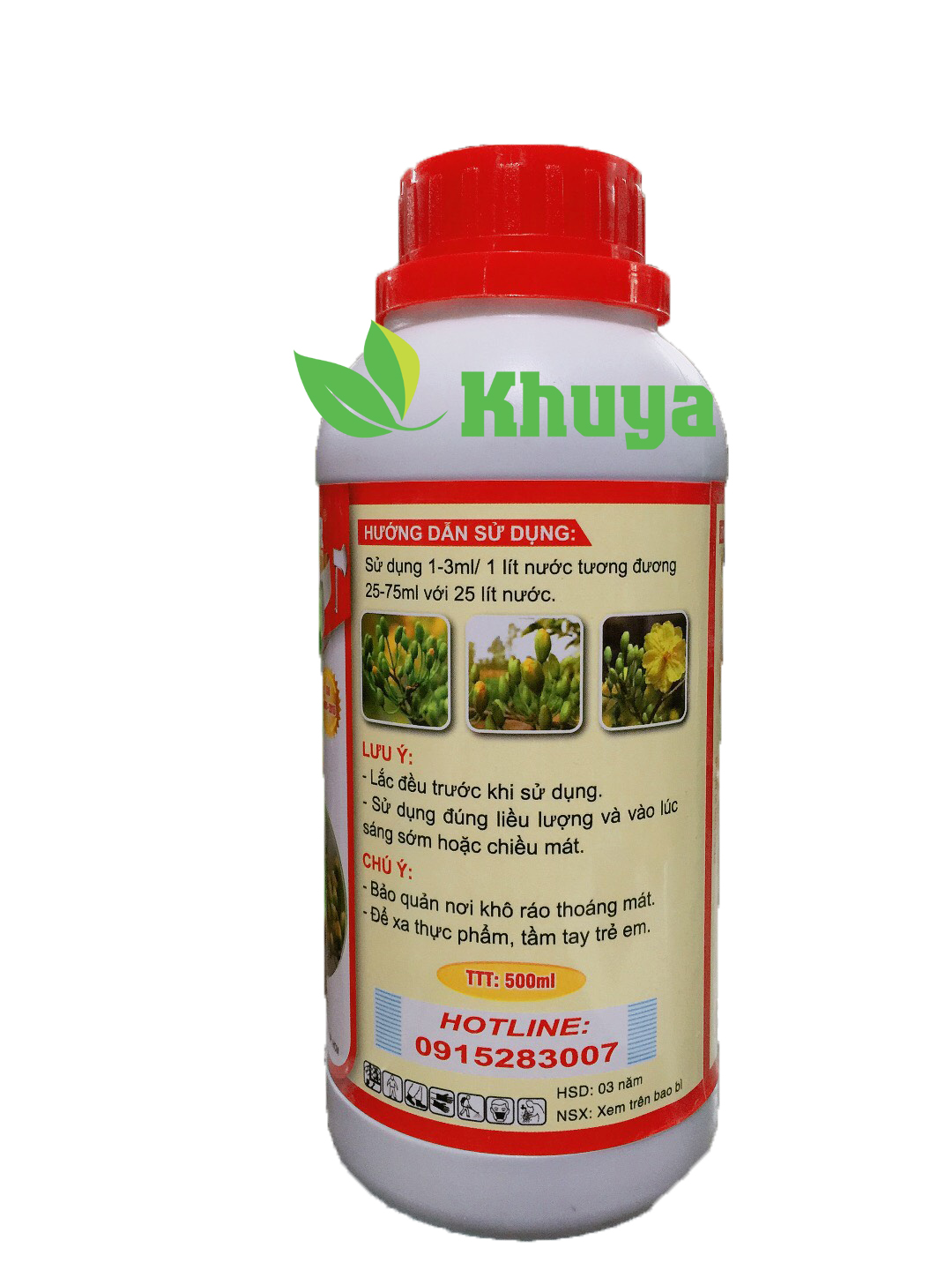 Phân bón Max Flower Dưỡng Nụ Mai 500ml