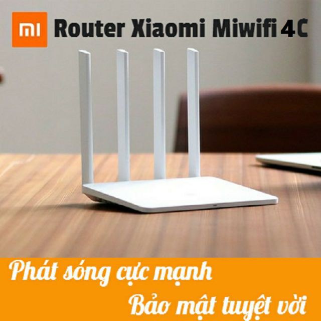 Bộ Phát Wifi Mi Router Gen 4C Băng Thông 300Mbps BH 12 tháng - Có Kèm Theo Hd Cài Đặt