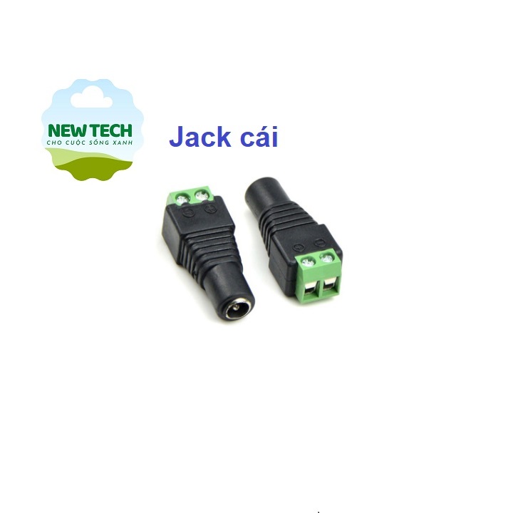 Set 10 jack cắm nguồn điện DC đực cái 5.5x2.1