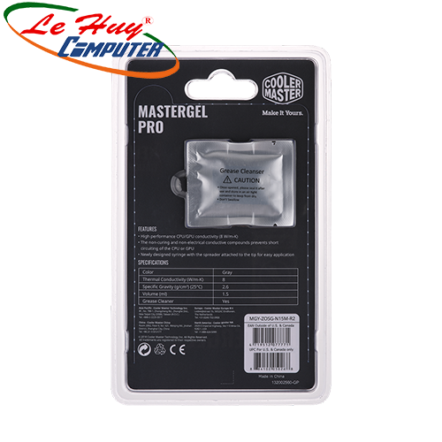 Keo tản nhiệt Cooler Master MasterGel Pro