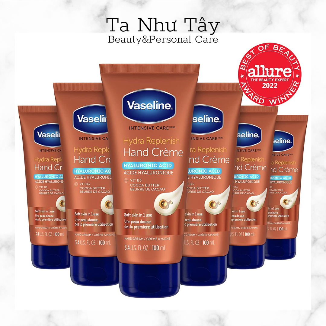 Kem Dưỡng Da Tay Vaseline Intensive Care (Bản Mỹ 🇺🇸) 100ml (1 Pack)
