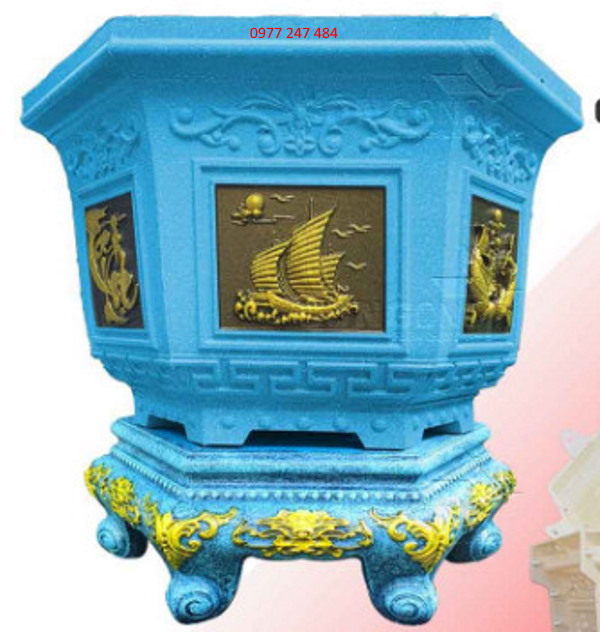 KHUÔN ĐÚC CHẬU ABS LỤC GIÁC 60 ĐẸP
