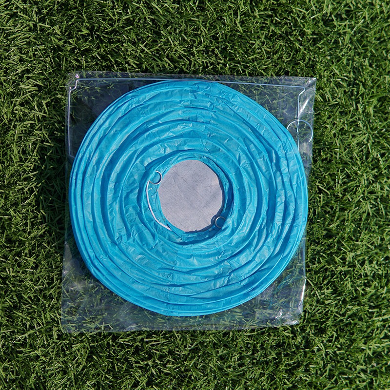 Bộ 10 đèn lồng giấy 20cm các màu