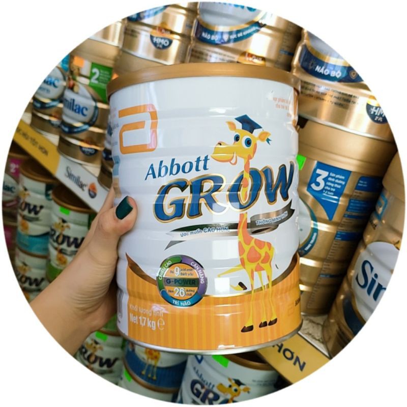 Sữa bột Abbott Grow 4 lon 1.7kg Date Mới