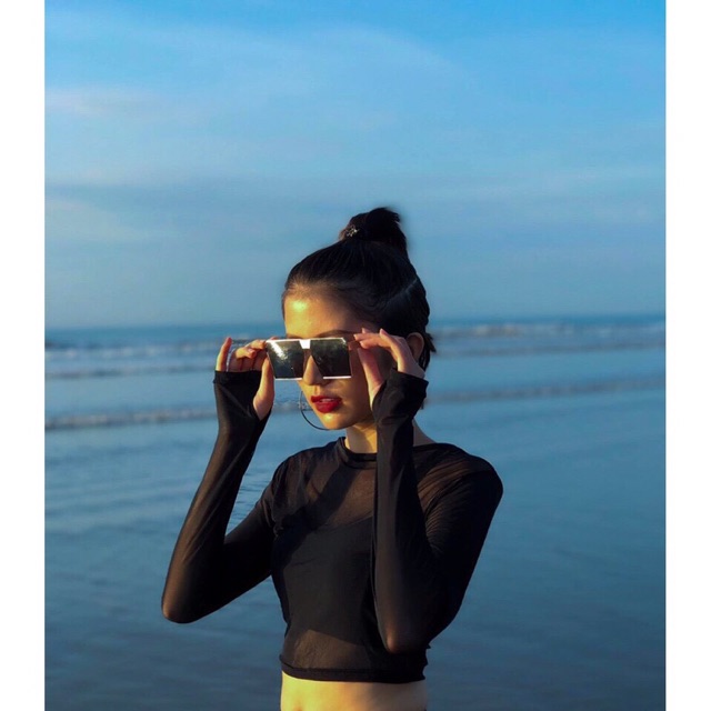 Bikini tay dài lưới