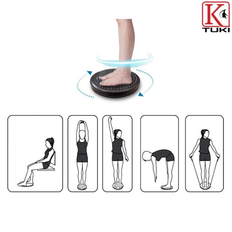 Dụng cụ xoay eo giúp giảm cân, tan mỡ bụng hiệu quả, siêu bền