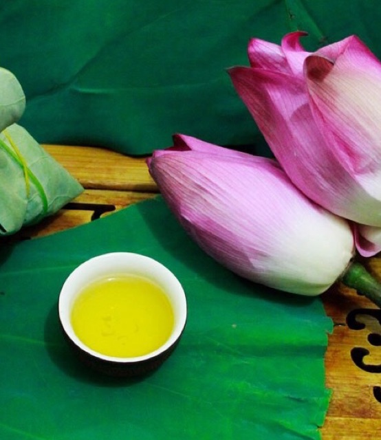 Trà ướp bông sen tươi(5 bông)