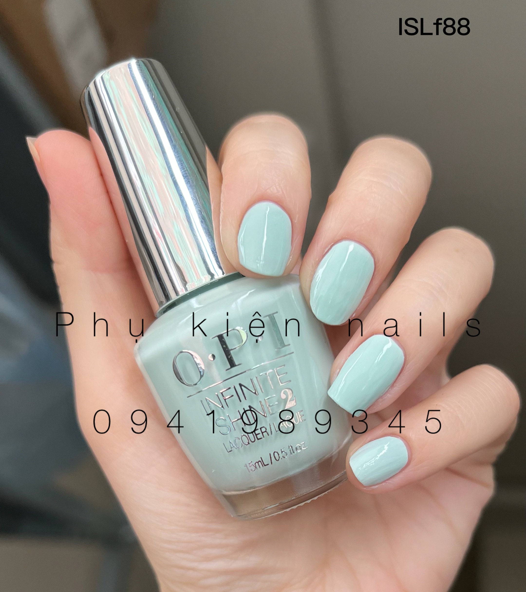 Sơn Móng Tay Opi - Sơn Nắp Bạc Siêu Bóng (ISLF88)