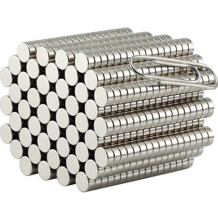 Set 10 Nam châm viên vĩnh cửu D8x1mm