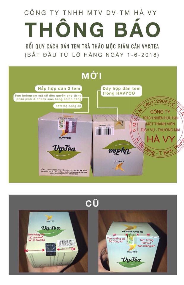 GIẢM CÂN VY VÀ TEA