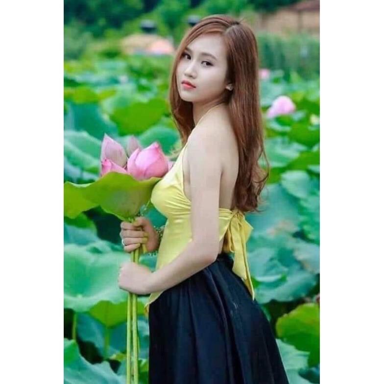 Yếm đụp chụp sen nhiều màu