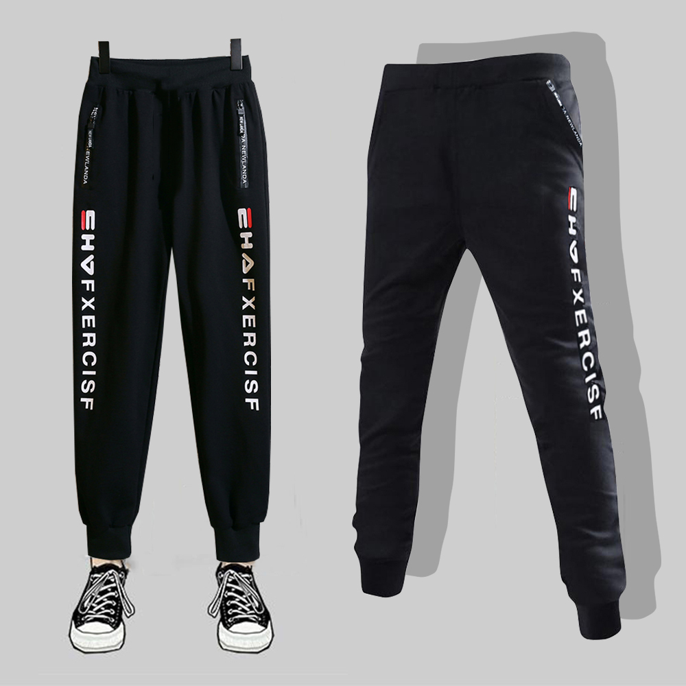 Quần Jogger Nỉ Nam Bo Gấu Phối Chữ Trẻ Trung Năng Động Kiểu Dáng Basic Đơn Giản Phong Cách Hàn Quốc Thời Trang FASHION4MEN JOGGER NAM 9000075C