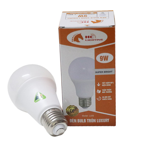 [Bảo hành 2 năm] Đèn Bulb tròn cao cấp bóng bub tròn LUXURY - 3W, 5W, 7W, 9W, 12W Đèn HC LIGHTING tiết kiệm điện