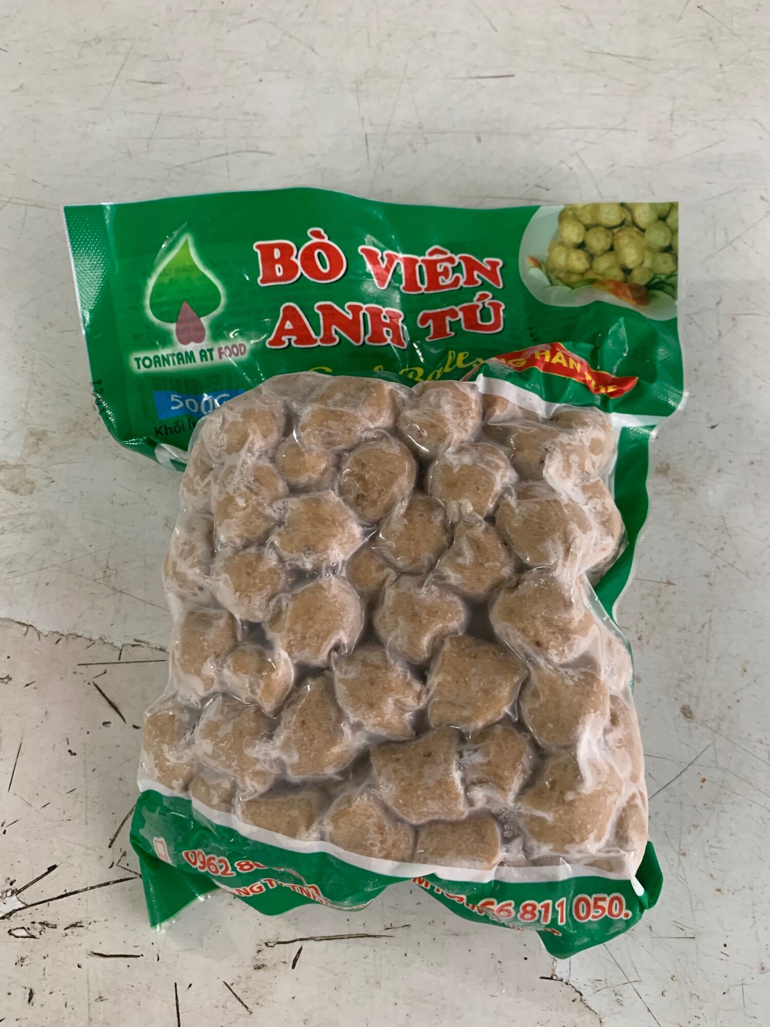 Bò viên chiên ăn ngon 500g (giao hoả tốc 4h tphcm)