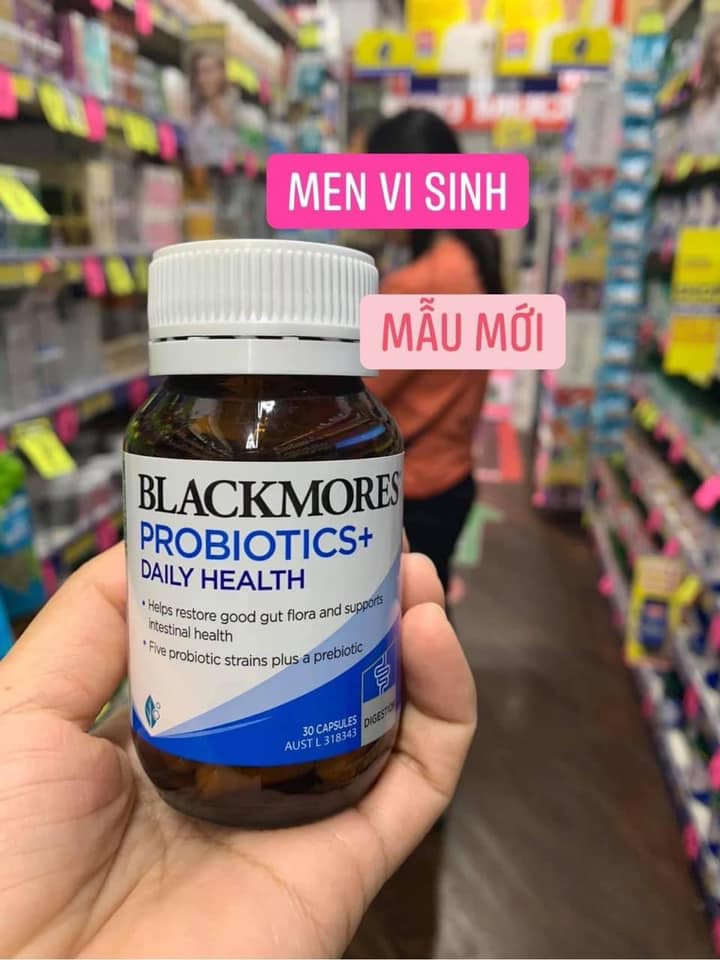 Men vi sinh Blackmores Probiotic+ Daily Health hộp 30 viên Hàng Úc - viên uống men vi sinh tiêu hoá