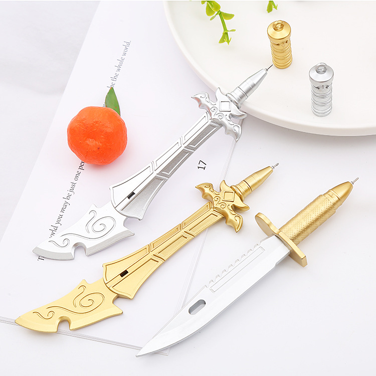 Bút nước gel đen Đồ Long đao
