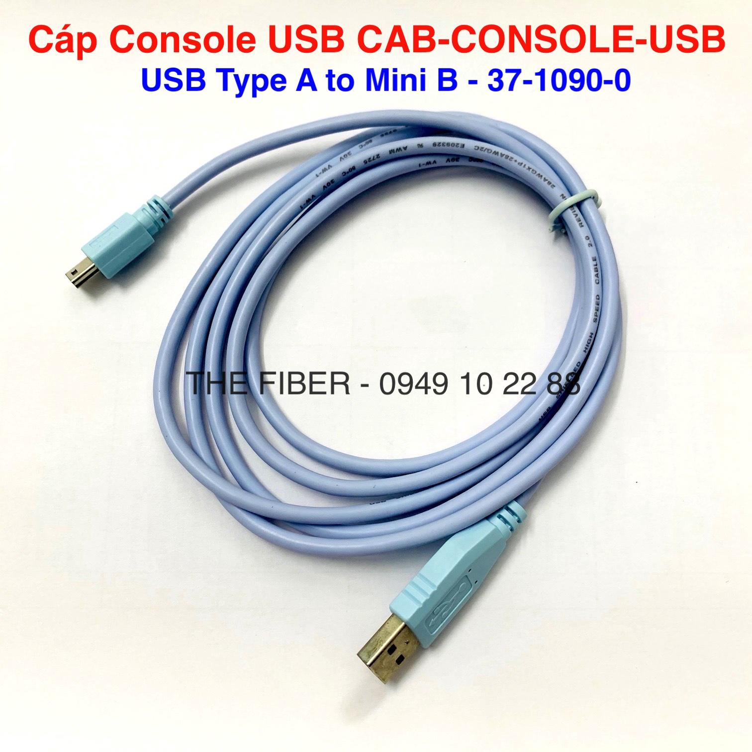 [HCM]Cisco 37-1090-01 Cáp USB Type A to Mini B USB Console Cable 6ft