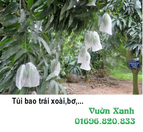Bộ 300 túi bọc trái cây, túi bao trái xoài, ổi, mãng cầu, nan, vú sữa...) kích thước 18*19 cm
