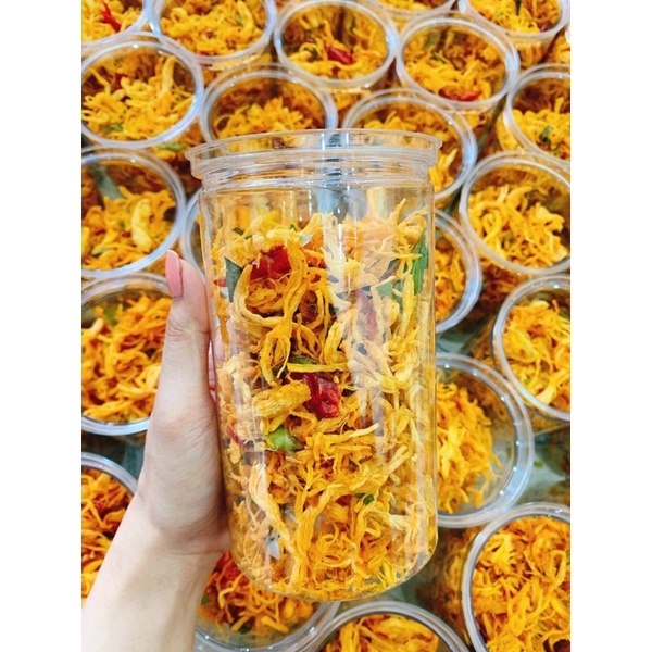 [HCM]KHÔ GÀ LÁ CHANH PET 300G