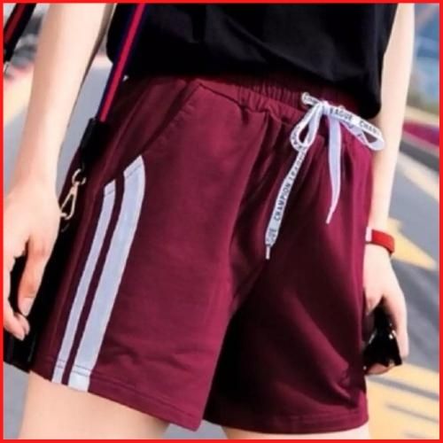 Quần short 2 sọc nữ , Quần short thun nữ quần đùi nữ thun co dãn -kvindstore08