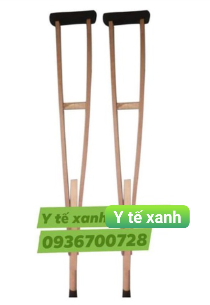NẠNG GỖ KẸP NÁCH CÓ ĐỆM