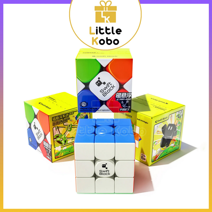 [Maglev] Rubik Gan Swift Block 355S 3×3 Maglev Rubic Gan Cube Nam Châm Khoan Lỗ Đồ Chơi Trí Tuệ