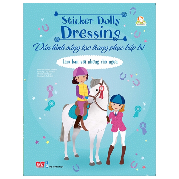 Fahasa - Sticker Dolly Dressing - Dán Hình Sáng Tạo Trang Phục Búp Bê - Làm Bạn Với Những Chú Ngựa