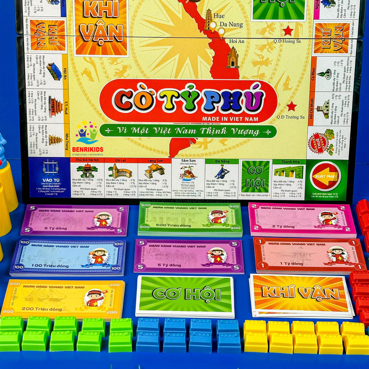 Đồ Chơi Cờ Tỷ Phú Thử Thách Làm Giàu Phiên Bản Mới Board Game Bàn Cờ Tỉ Phú Chính Hãng Phát Triển Tư Duy Cho Bé