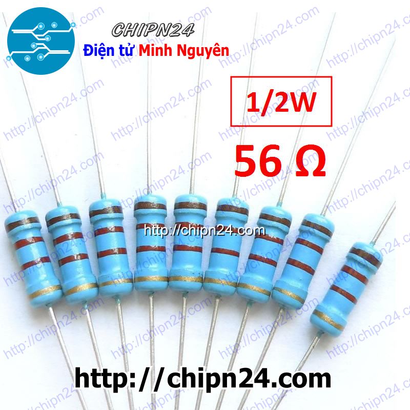 [20 con]  Điện Trở 56R 1/2W