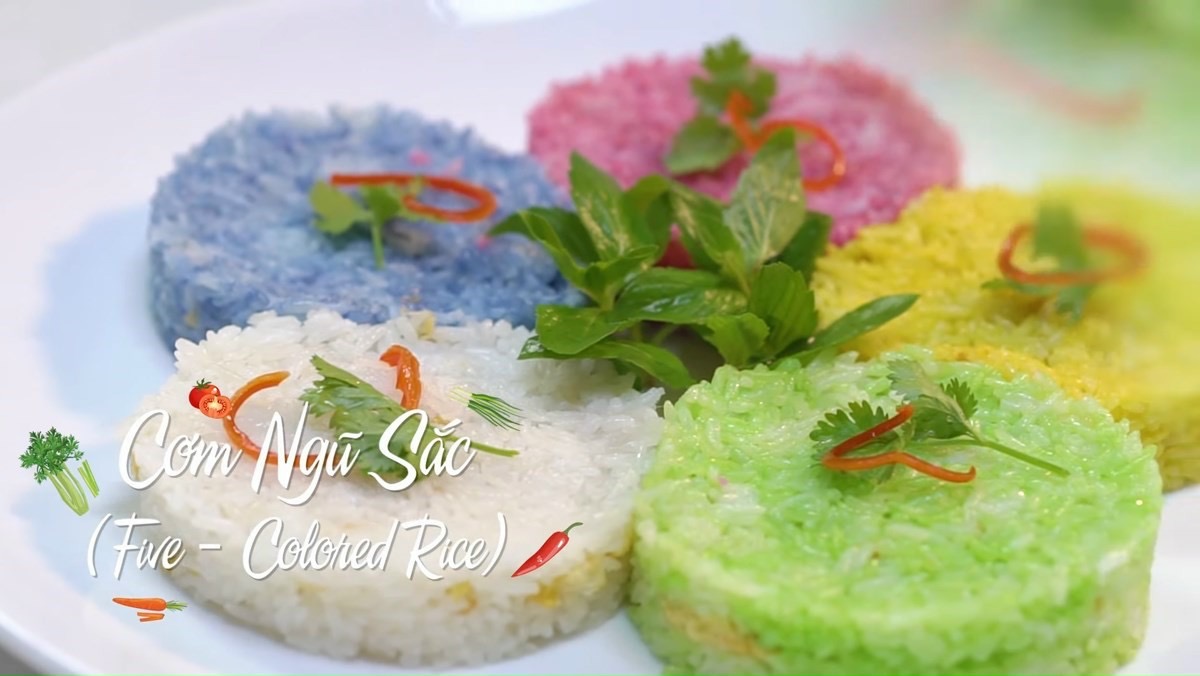 Set 5 ông cơm Lam ngũ sắc tây bắc 1kg (giao tphcm)