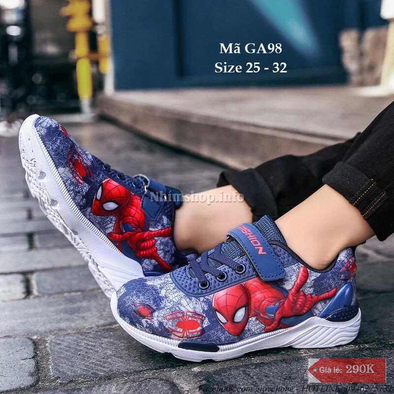 Giày Siêu Nhân Cho Bé Trai 3 - 7 Tuổi GA98