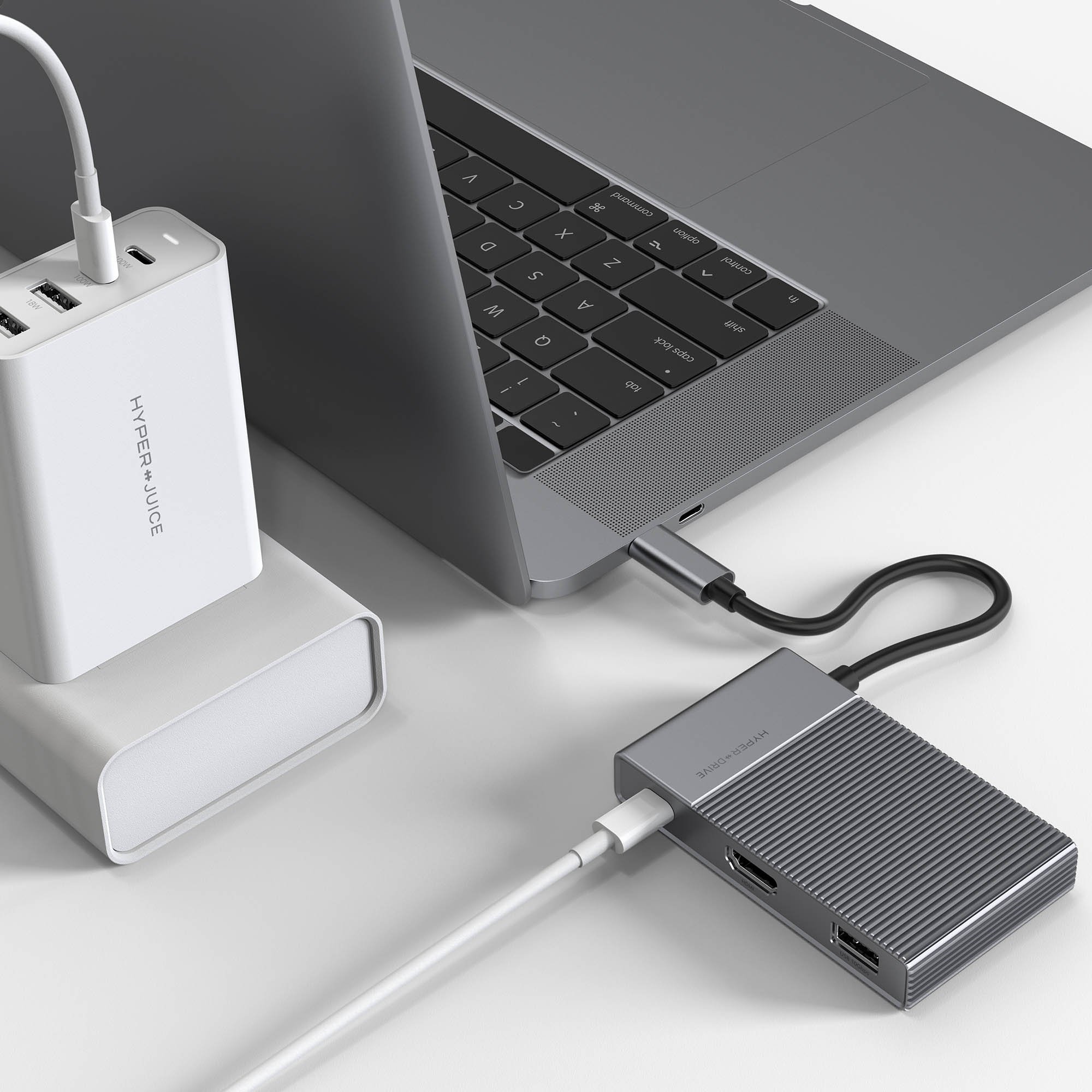 CỔNG CHUYỂN HYPERDRIVE GEN2 6-IN-1 FOR MACBOOK, IPAD PRO 2018-2020, PC & DEVICES (G206)