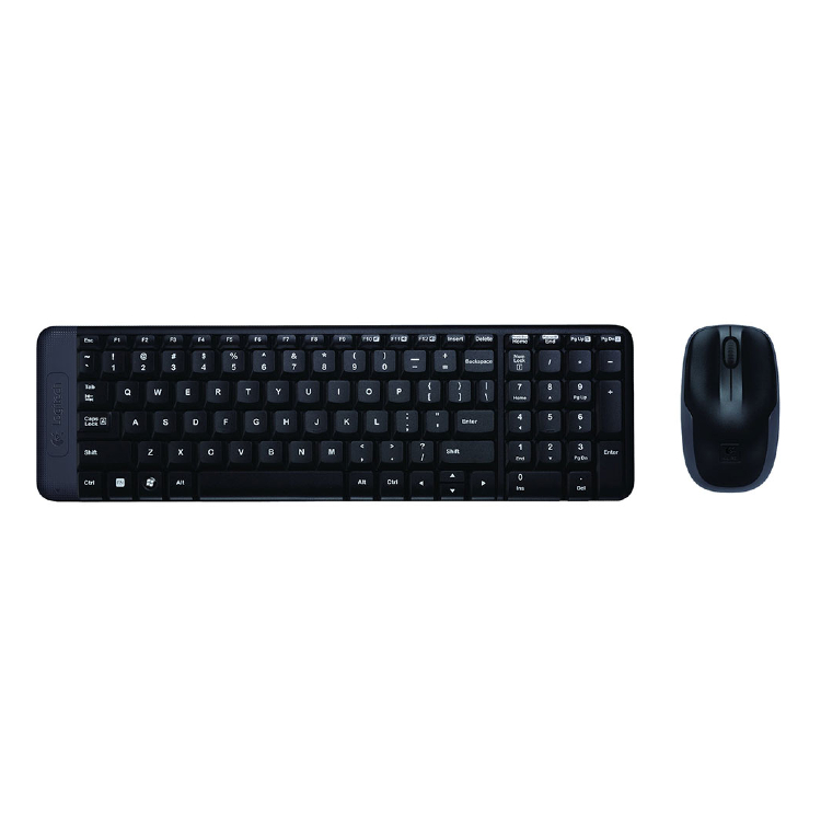Combo Bàn phím + Chuột Logitech MK220 (Không dây - Kết nối USB)